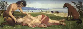 Cosimo, Piero di: Satyr mourning the nymph