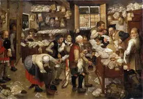 Brueghel, Pieter, the younger: Tax collector