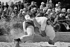 Baumann, Franz: Swiss wrestling (Schwingen)