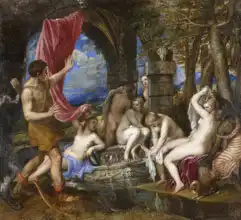 Tizian: Diana and Actaeon