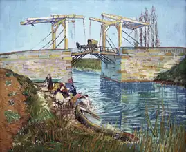 Gogh, Vincent van: Bridge in Arles and laundresses