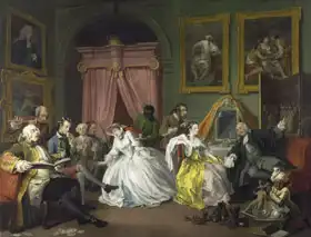 Hogarth, William: Marriage la Mode No. 4 - Toilet