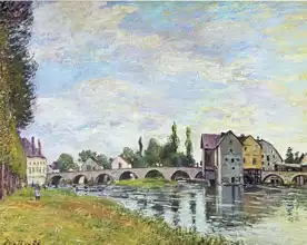 Sisley, Alfred: Bridge in Moret