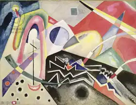 Kandinsky, Wassily: White zigzag
