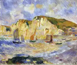 Renoir, Auguste: Sea and cliffs