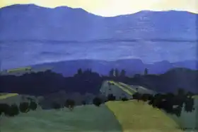 Vallotton, Félix: Landscape in Romanel