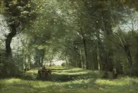 Corot, J. B. Camille: Green alley