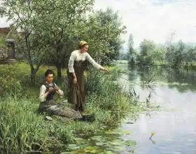 Knight, Daniel Ridgway: Two women in fisheries