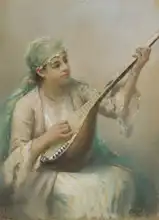 Zonaro, Fausto: Woman Citara