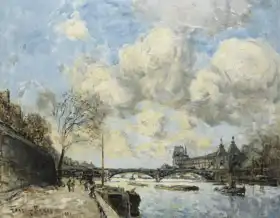 Boggs, Frank Myers: The Seine at the Louvre
