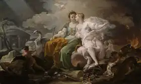 Giaquinto, Corrado: Allegory of Peace and Justice