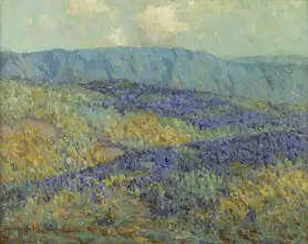 Redmond, Granville: Blue flowers