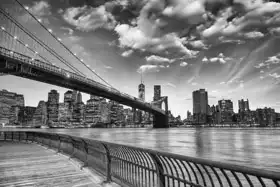 Unknown: Brooklyn Bridge in New York City