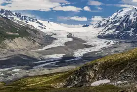 Unknown: Glacier at Rainbow Mountain, Alaska