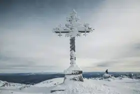 Unknown: Cross in Siberia Sheregesh