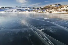 Unknown: Frozen Lake Baikal, Siberia
