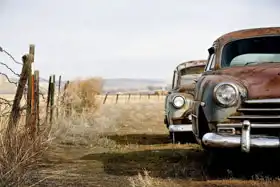 Unknown: Old cars, Wyoming