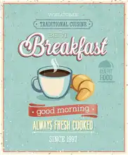 Unknown: Breakfast Poster