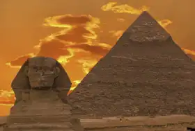 Unknown: The Sphinx and the Great Pyramid, Egypt