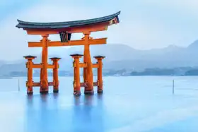Unknown: Miyajima, a floating gate, Japan