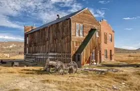 Unknown: Buildings in the ghost town of Bodie, California