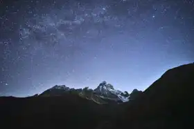 Unknown: Night landscape, Zemo Svaneti, Georgia