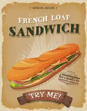 Unknown: French Loaf Sandwich