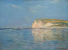 Monet, Claude: Low tide at pourville