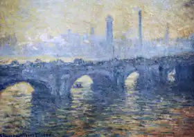 Monet, Claude: Waterloo bridge morning