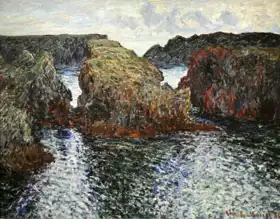 Monet, Claude: Belle Ile Rocks at Port Goulphar