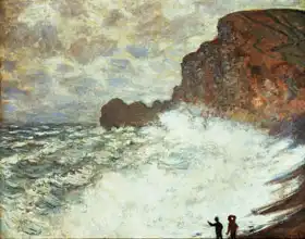 Monet, Claude: Claude Monet stormy seascape