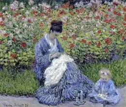 Monet, Claude: Madame monet and child