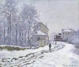 Monet, Claude: Snow in argenteuil