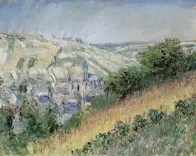 Monet, Claude: View on Véuil