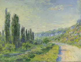 Monet, Claude: Monet claude la route de veuil