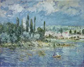 Monet, Claude: Landscape with thunderstorm
