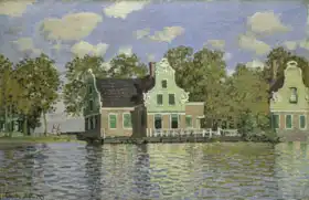 Monet, Claude: House on River Zaan in Zaandam