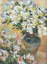 Monet, Claude: White azaleas in a pot
