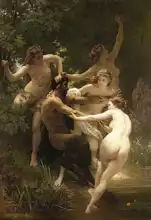 Bouguereau, Adolphe: Nymph with Satyr
