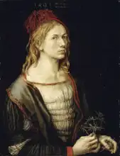 Dürer, Albrecht: Self-Portrait with thistle