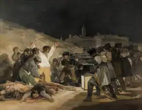 Goya, Francisco: Execution of rebels on May 3, 1808