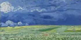 Gogh, Vincent van: Field under a cloudy sky