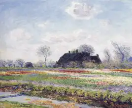 Monet, Claude: Tulip field in Sassenheim