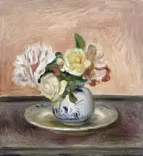 Renoir, Auguste: Vase of flowers