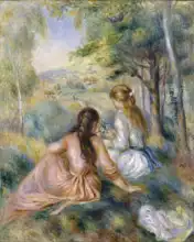 Renoir, Auguste: Two girls
