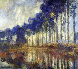 Monet, Claude: Poplars on the Banks of the River Epte