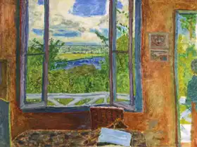 Bonnard, Pierre: Window open on the Seine, Vernon
