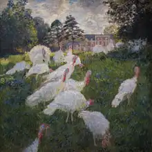 Monet, Claude: Gaggle Of Chickens And Hens