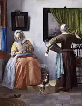 Metsu, Gabriel: Woman reading a letter