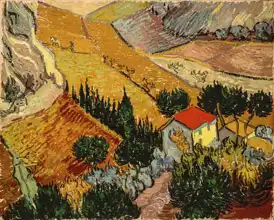 Gogh, Vincent van: Landscape with House and Ploughman